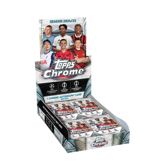 Topps Chrome UEFA Club Competitions 2024-25 - Hobby Box