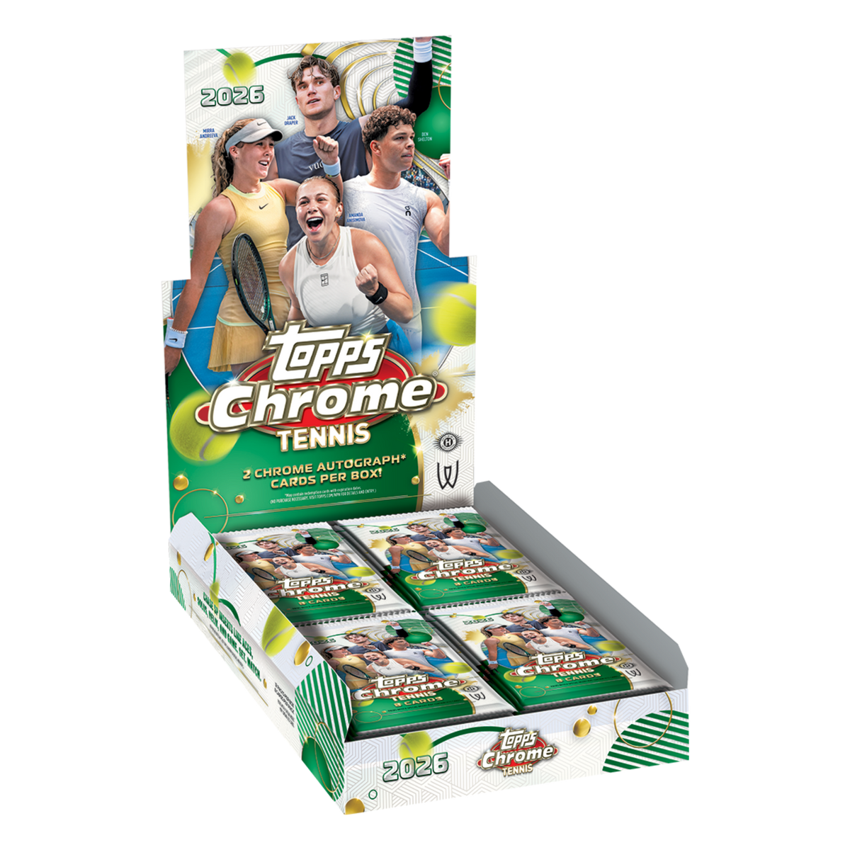 Topps Chrome Tennis 2026 - Hobby Box
