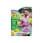 2026 Topps Chrome Tennis Game. Set. Match. Carlos Alcaraz