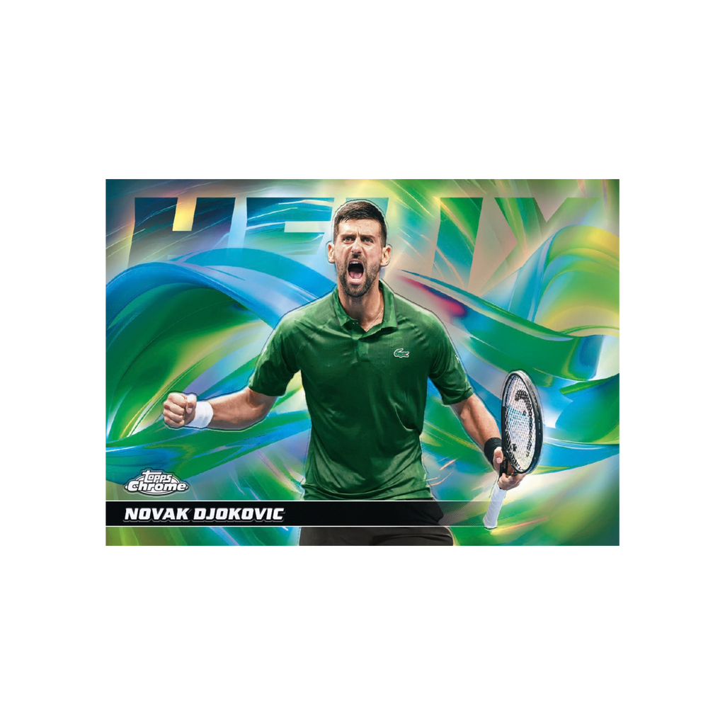 2026 Topps Chrome Tennis Helix Novak Djokovic