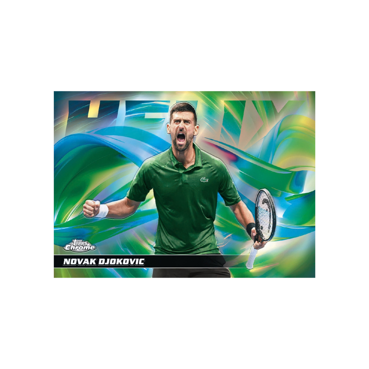 2026 Topps Chrome Tennis Helix Novak Djokovic