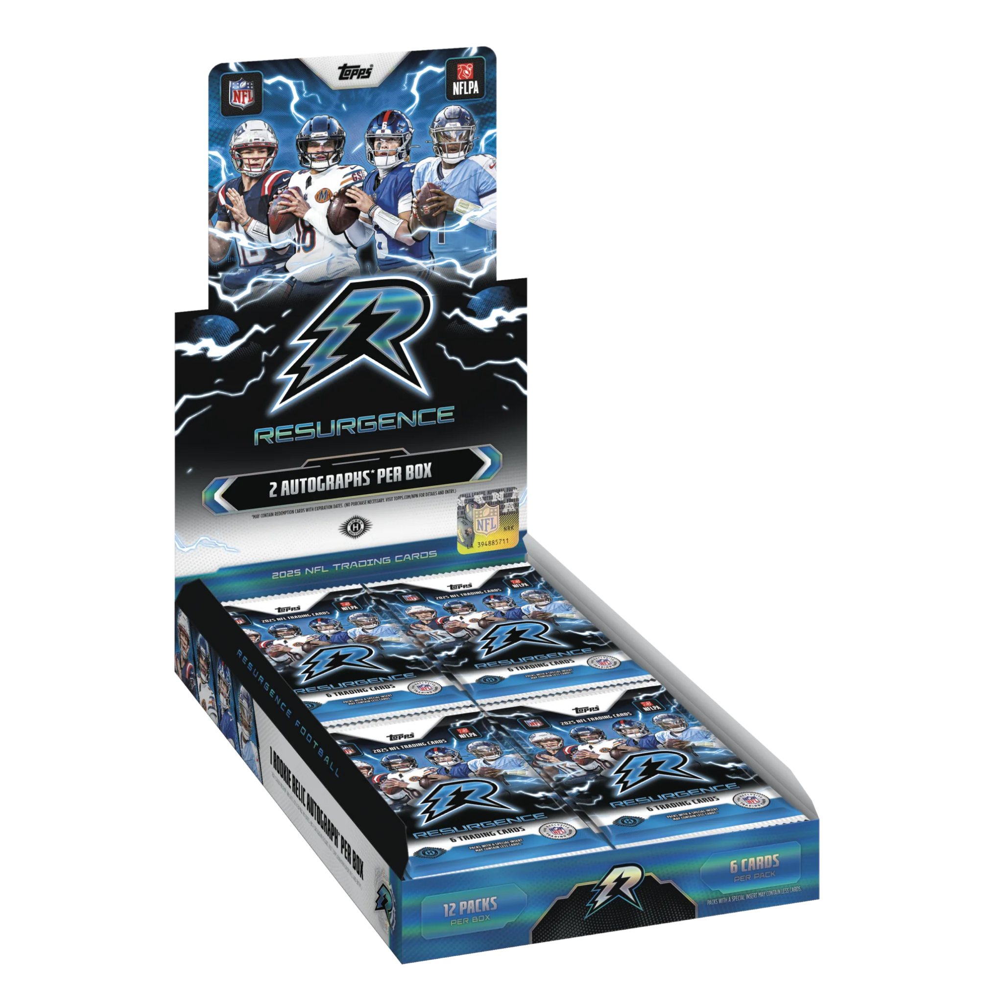 2025 Topps Resurgence Football - Hobby Box