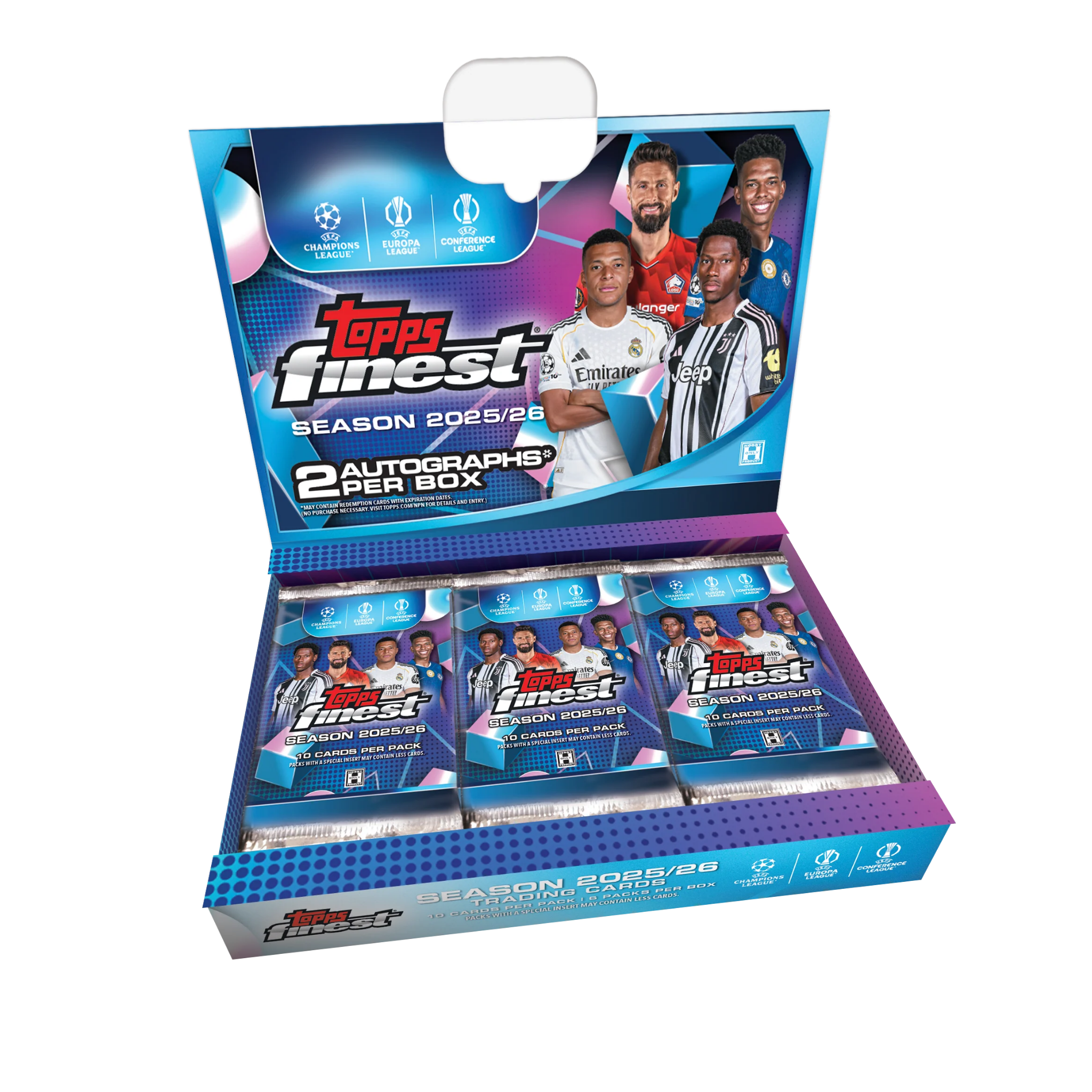 Topps Finest UEFA Club Competitions 2025/26 - Case Break #1002