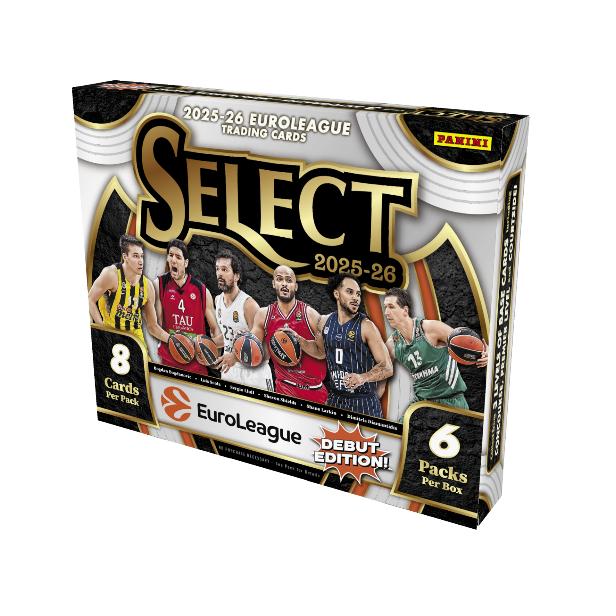 Panini Select EuroLeague Basketball 2025-26 - Hobby Box