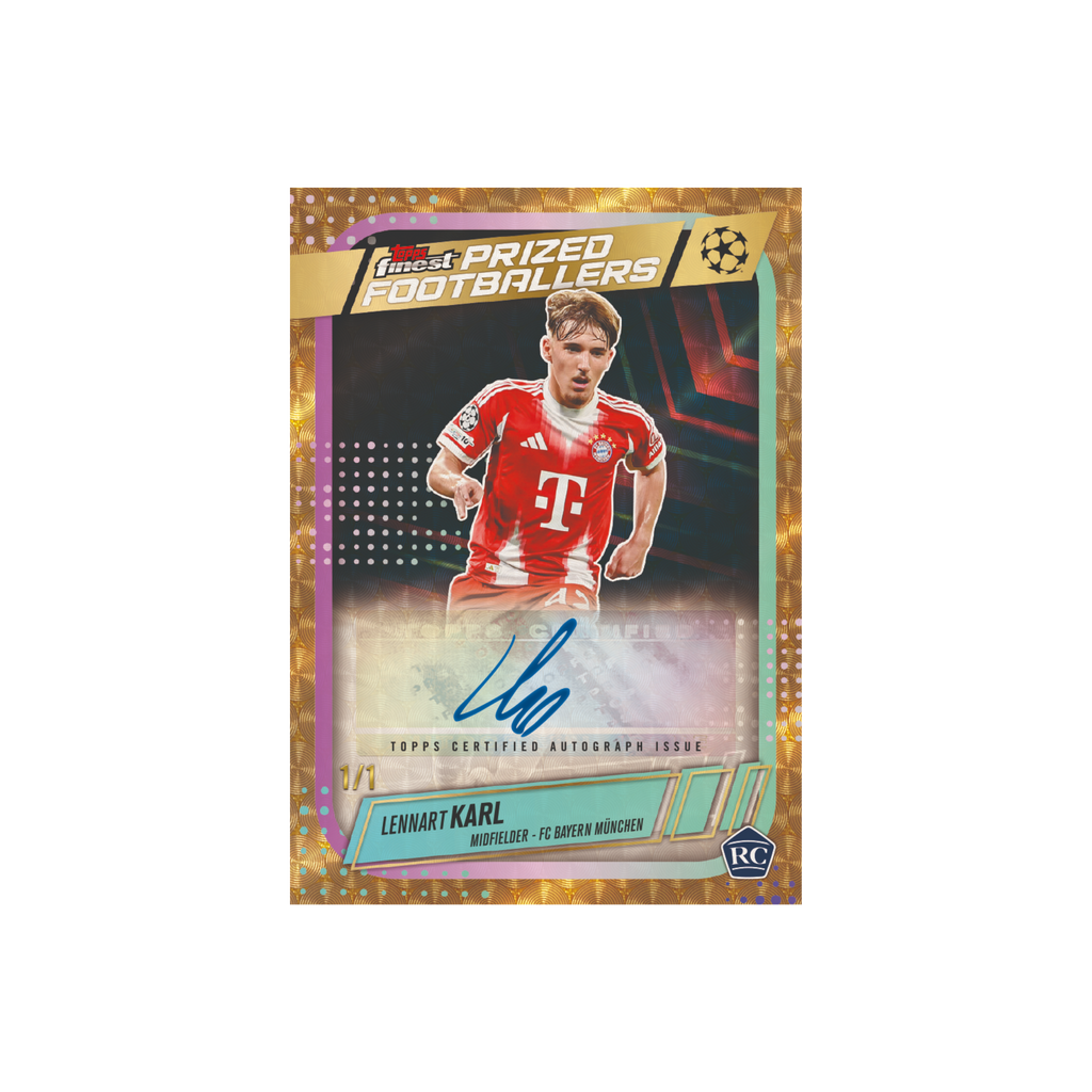 Topps Finest UEFA Club Competitions 2025/26 - Case Break #1002