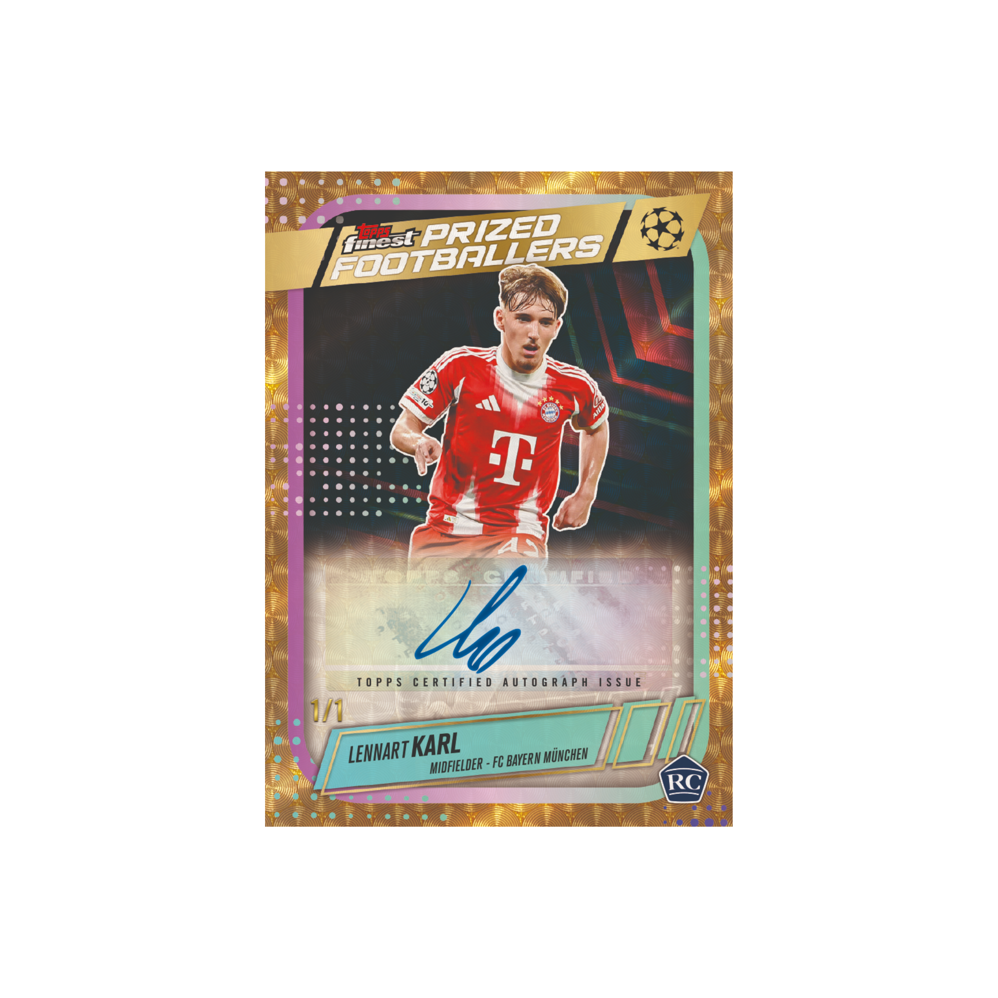 Topps Finest UEFA Club Competitions 2025/26 - Case Break #1002