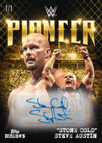 WWE Decades 90's Edition Stone Cold Autogrammkarte