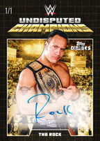 WWE Decades 90's Edition The Rock Autogrammkarte