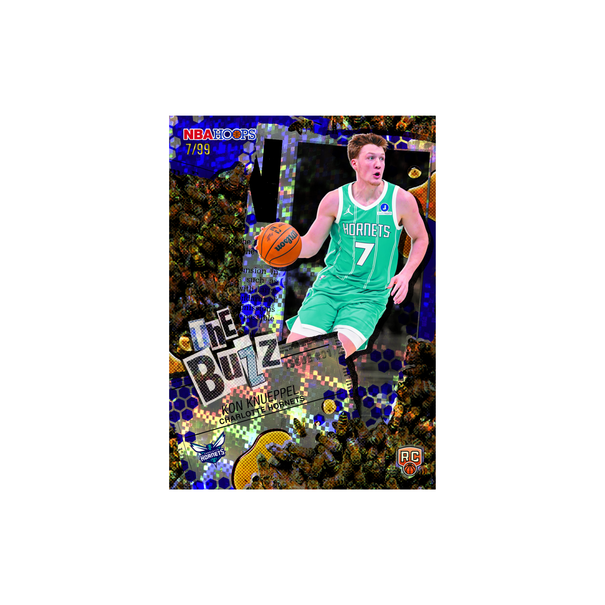 NBA Hoops 2025/26 LeBron James Lakers Autogramm Karte