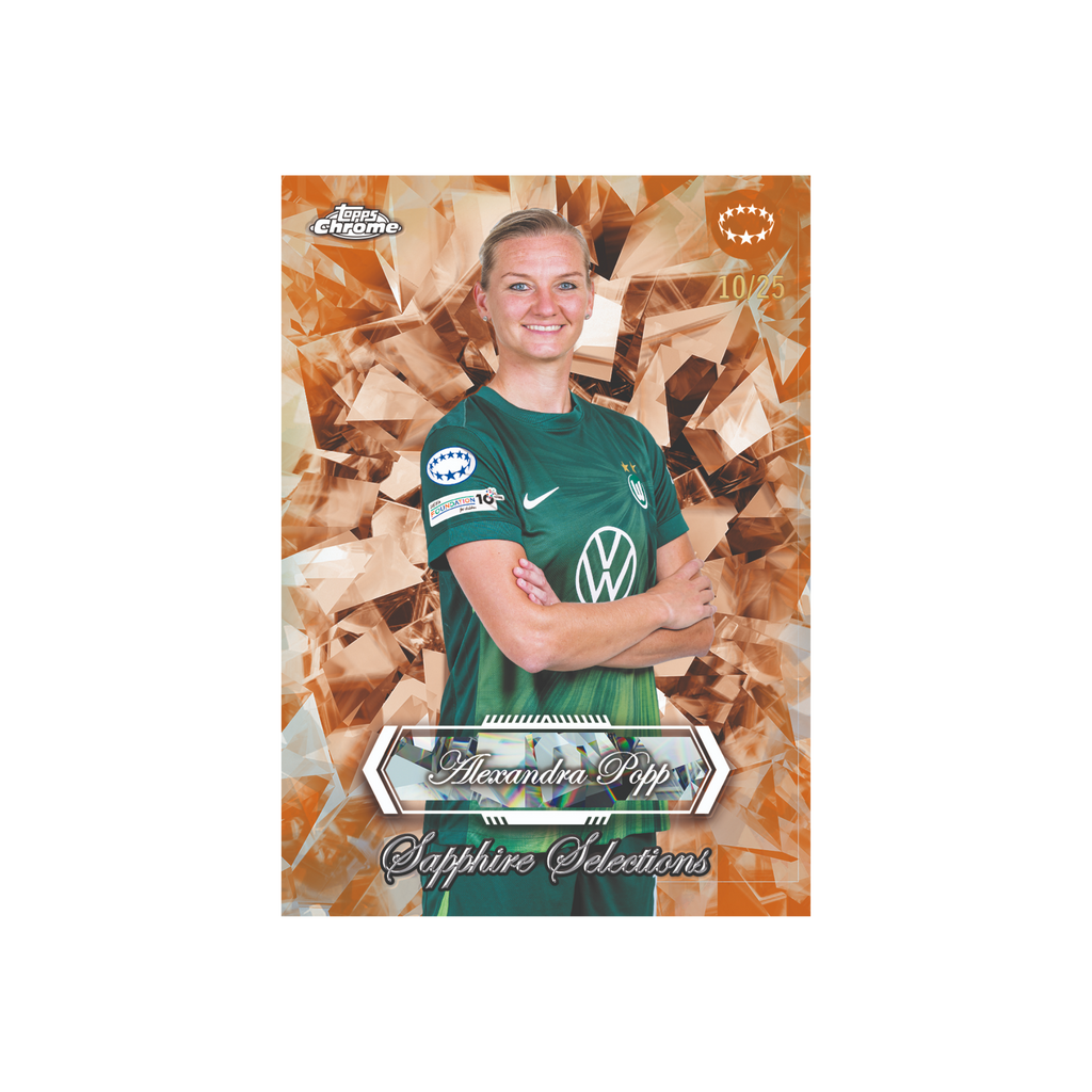 Topps Chrome Sapphire UWCL Infinite Sapphire Parallele Karte