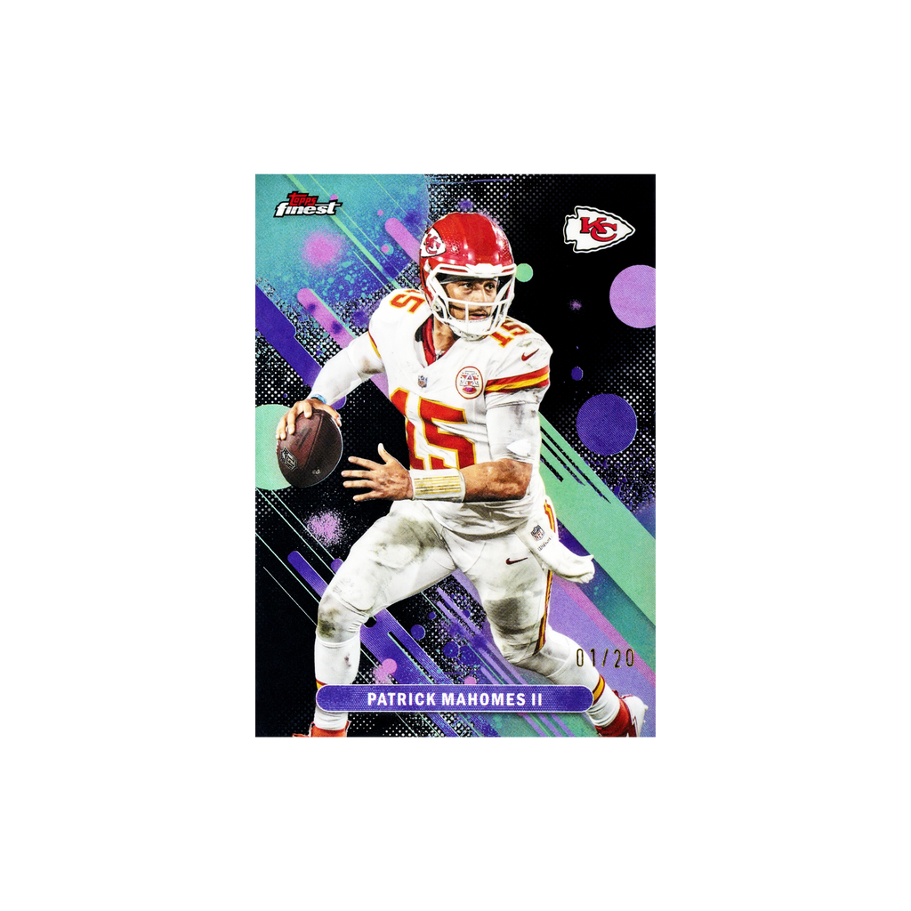 2025 Topps Finest Football Hobby Box Schweiz – Patrick Mahomes Karte