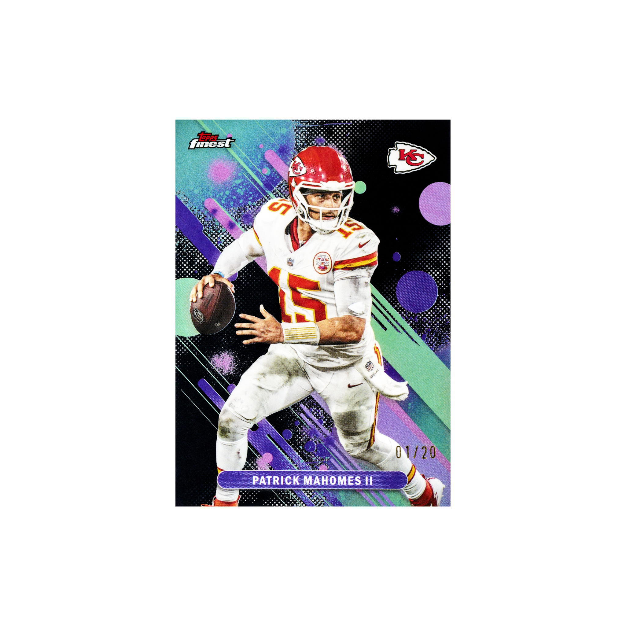 2025 Topps Finest Football Hobby Box Schweiz – Patrick Mahomes Karte