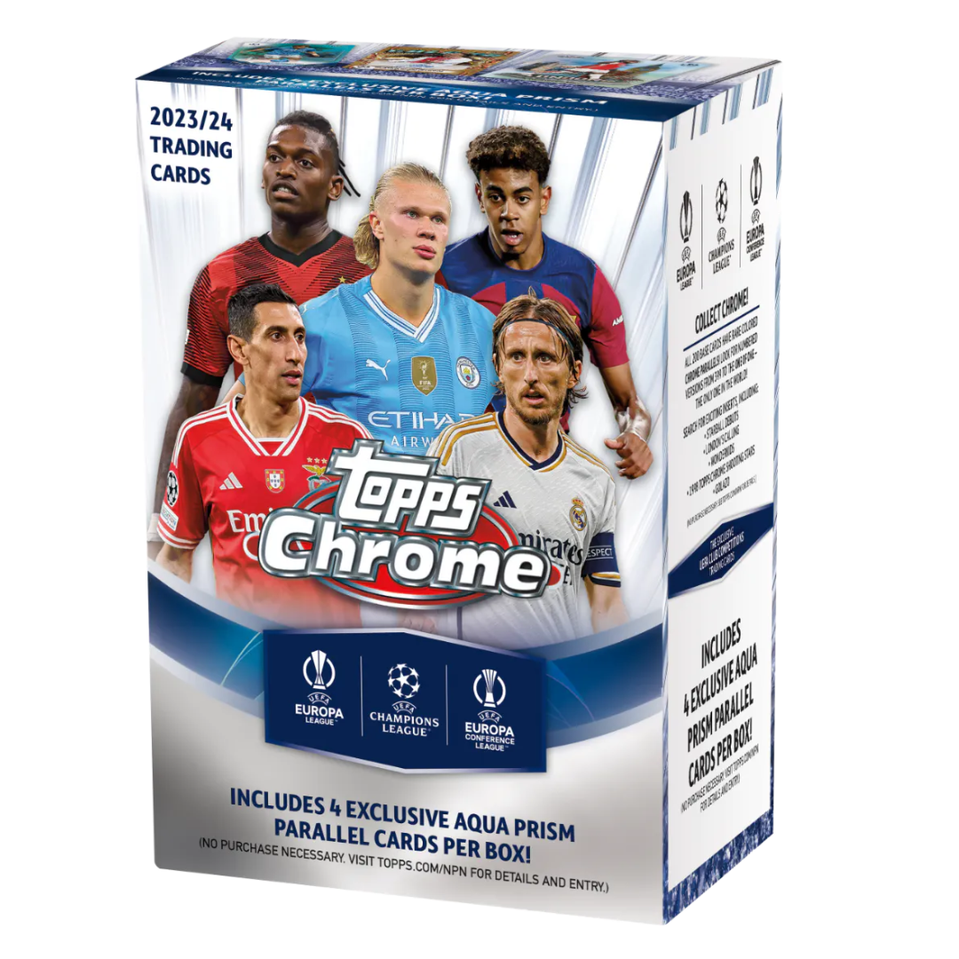 Topps Chrome UEFA Club Competitions 2023-24 - Blaster Box