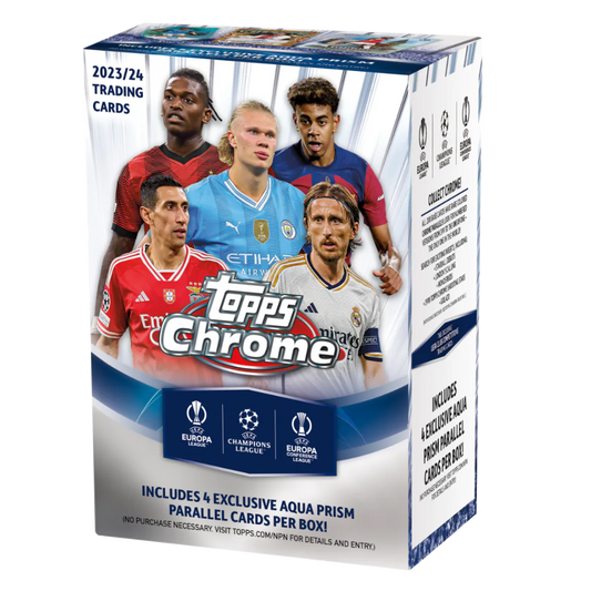 Topps Chrome UEFA Club Competitions 2023-24 - Blaster Box