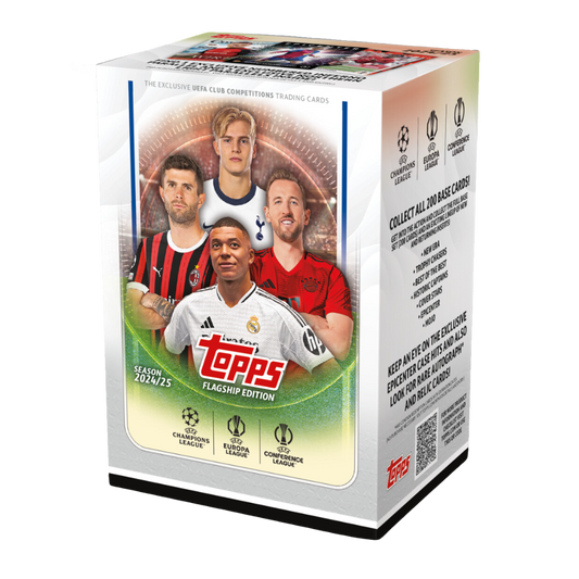 Topps UEFA Club Competitions Soccer Hobby 2024/25 Blaster Box