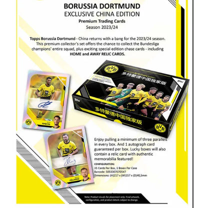 Topps Borussia Dortmund BVB 09 China Edition Hobby Box 2023/24