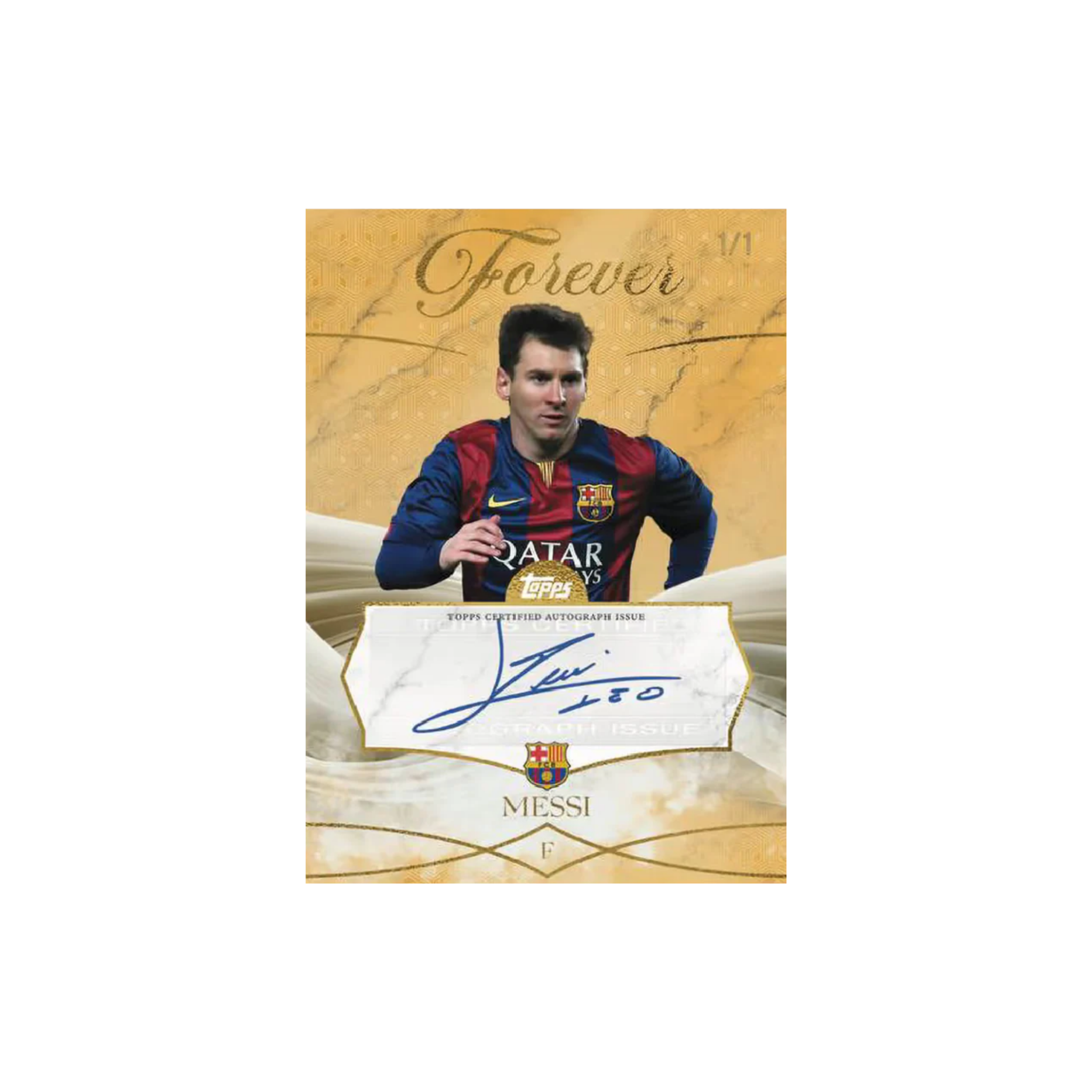 2025-26 Topps Forever Barcelona Team Set Johan Neeskens Auto 直筆 