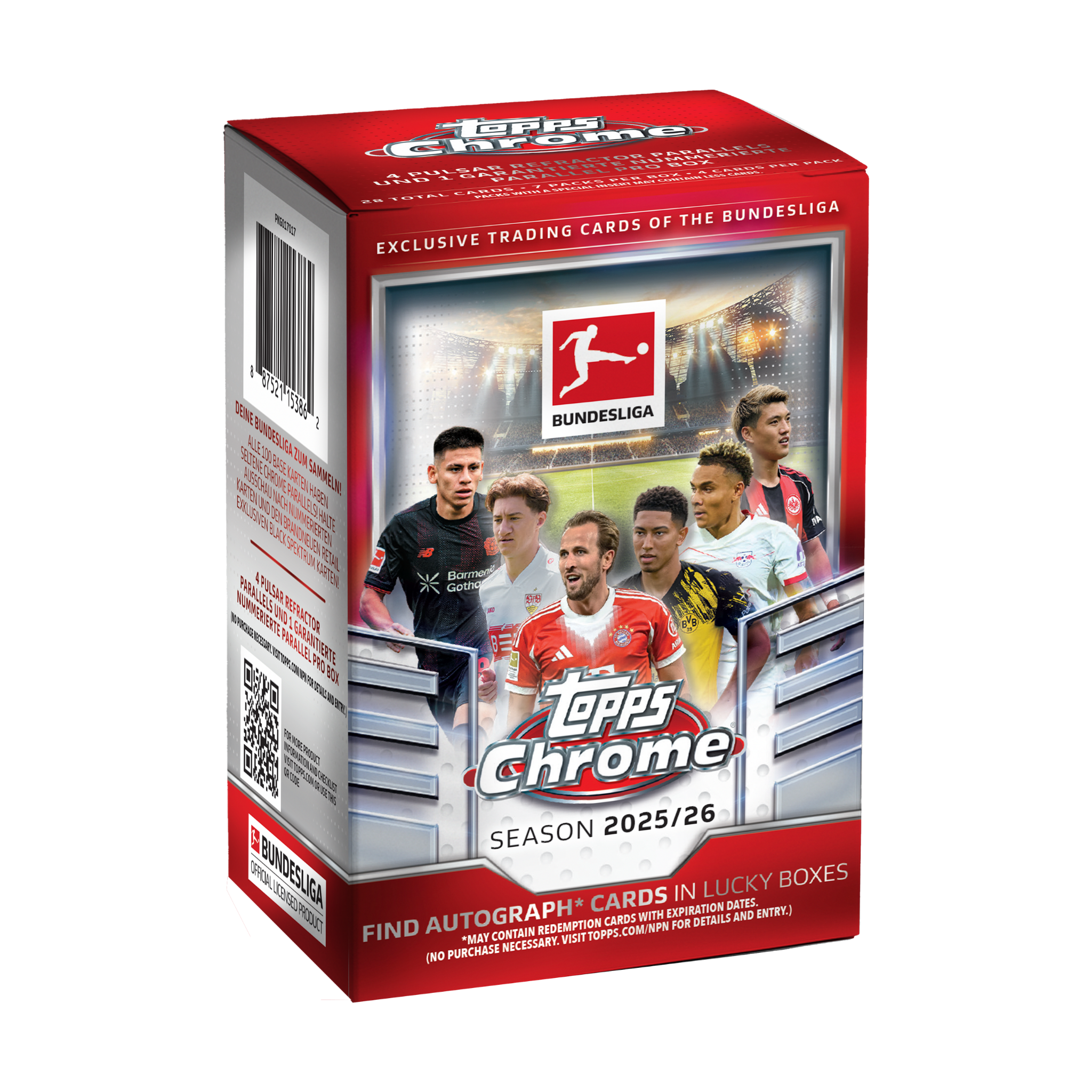 Topps Chrome Bundesliga 2025-26 - Blaster Box