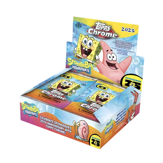 Topps Chrome SpongeBob 25th Anniversary 2025 - Hobby Box Livestream
