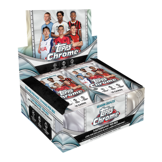 Topps Chrome UEFA Club Competitions 2024-25 - Jumbo Box