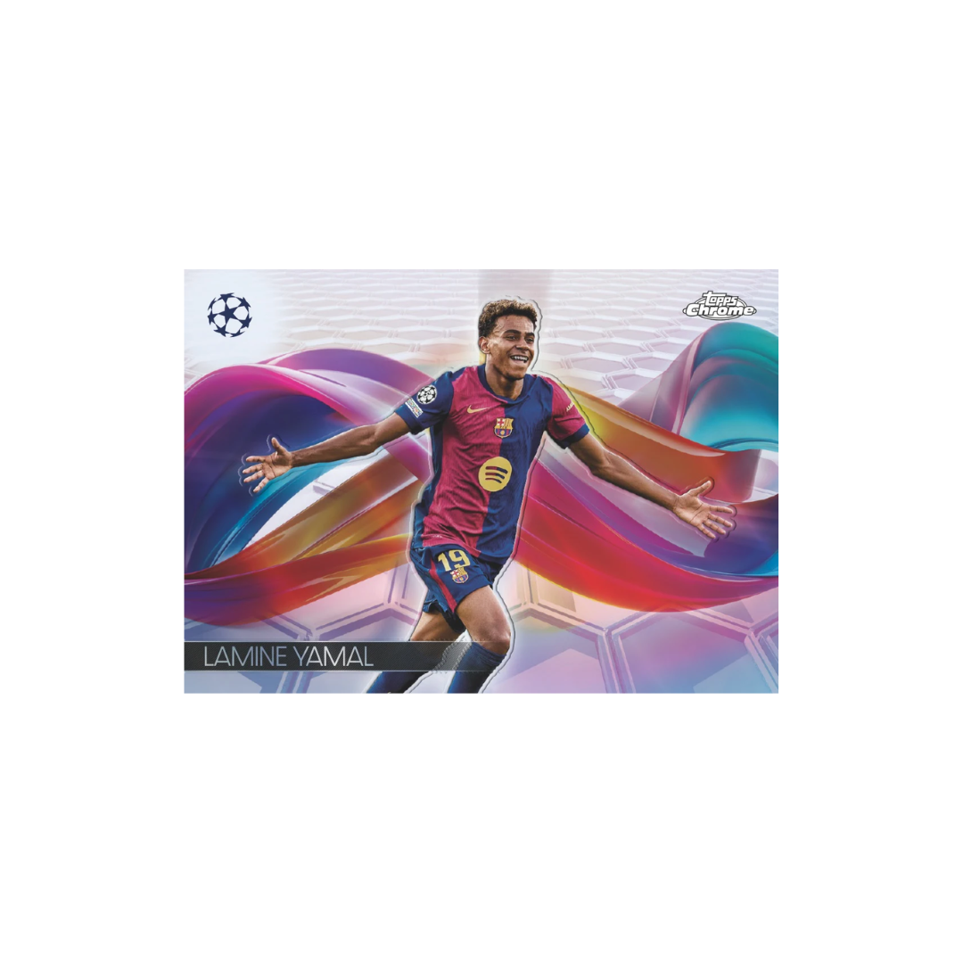 Topps Chrome UEFA Club Competitions 2024-25 - Blaster Box