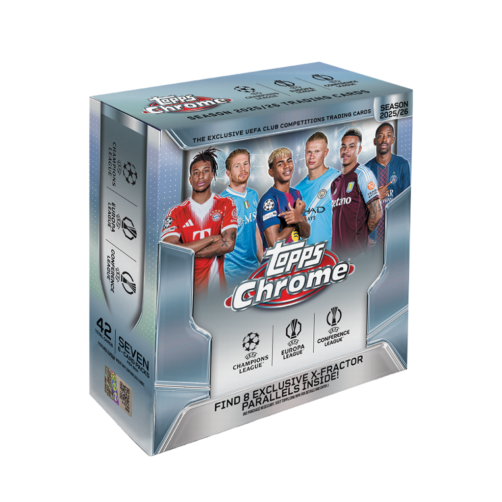 Topps Chrome UEFA Club Competitions 2025-26 Mega Box kaufen Schweiz
