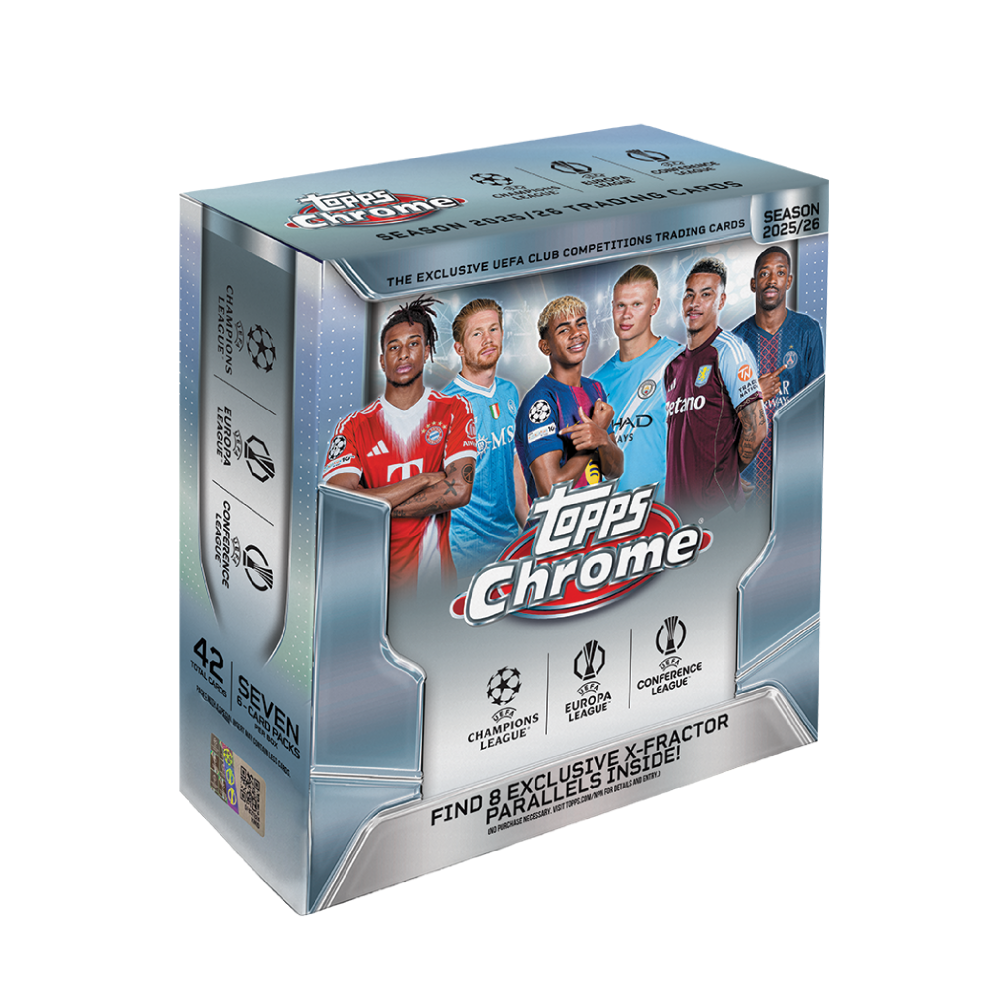 Topps Chrome UEFA Club Competitions 2025-26 Mega Box kaufen Schweiz
