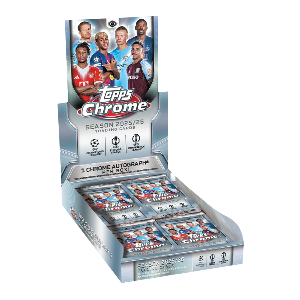 Topps Chrome UEFA Club Competitions 2025-26 kaufen Schweiz – Hobby Box