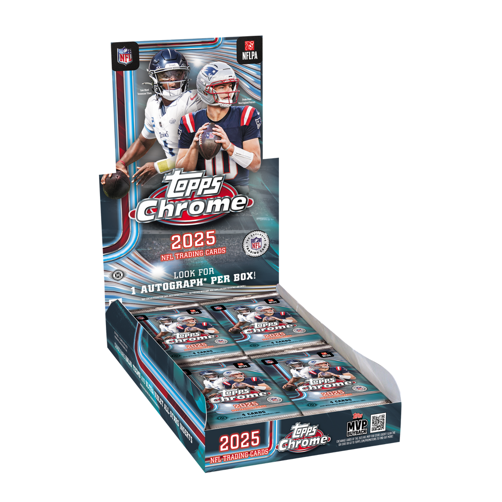 Topps Chrome Football 2025 Hobby Box kaufen Schweiz Double Trouble Cards