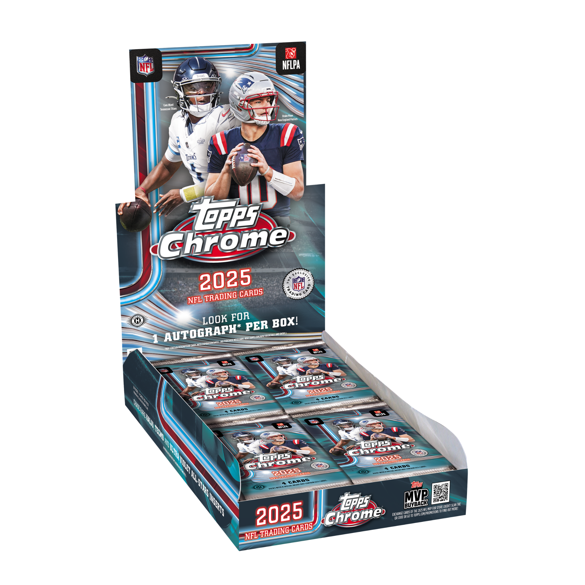 Topps Chrome Football 2025 - Hobby Box - 3 Box Break