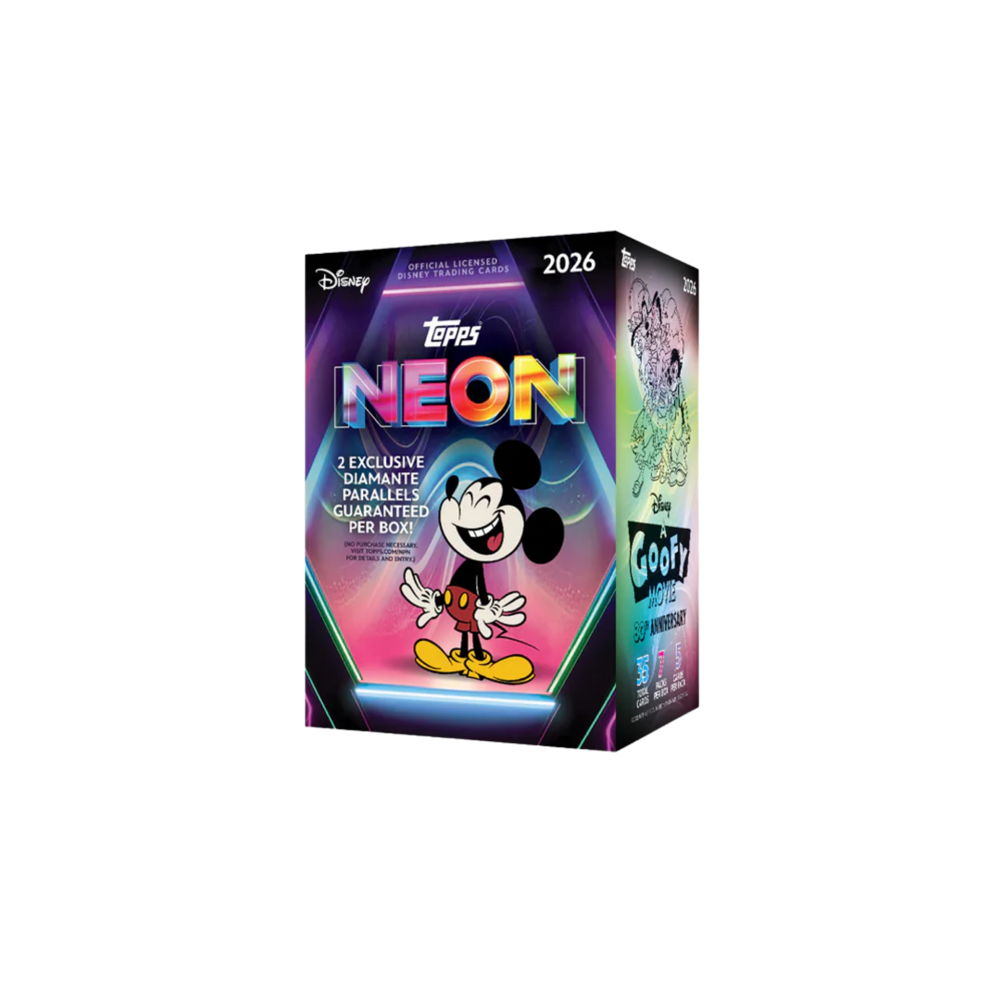 Topps Disney Neon 2026 - Value Box (Release 17.04.26)