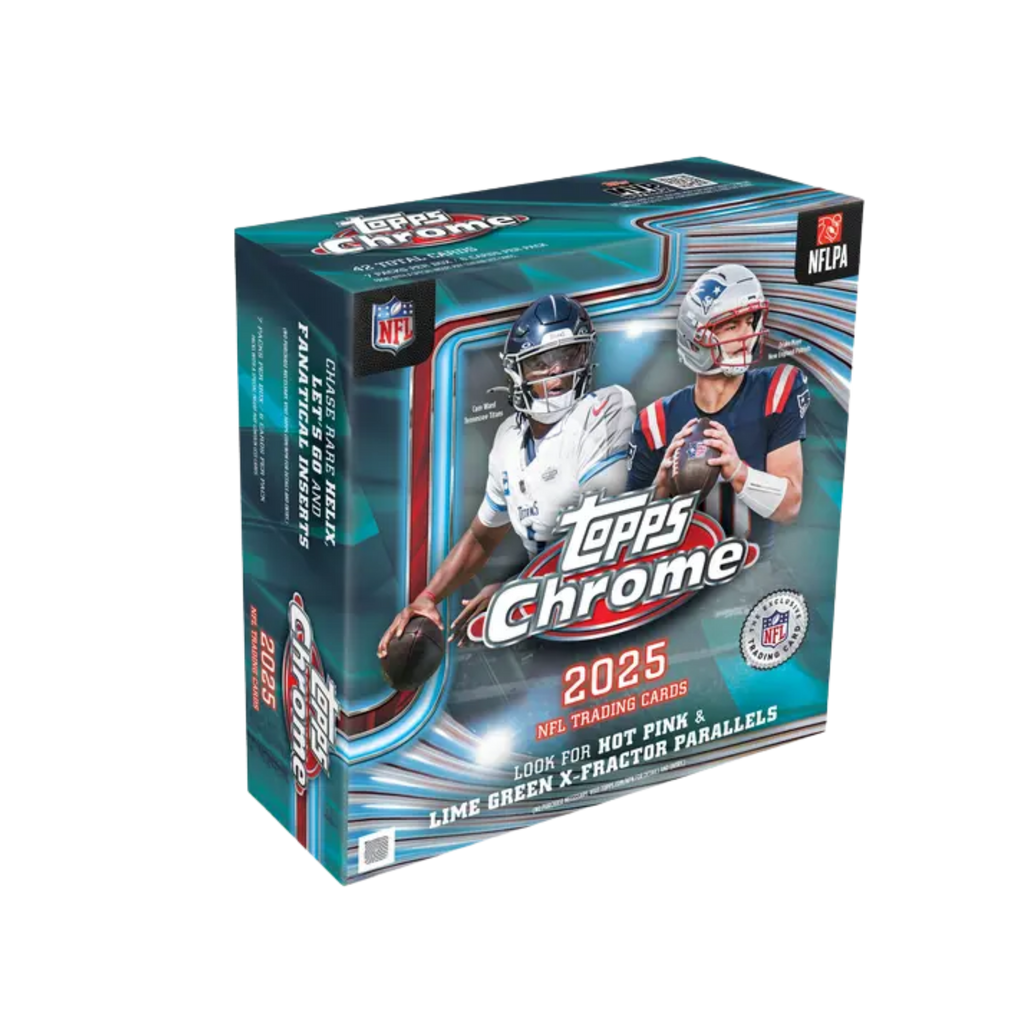 Topps Chrome Football 2025 Mega Box kaufen Schweiz – Fussball Sportkarten