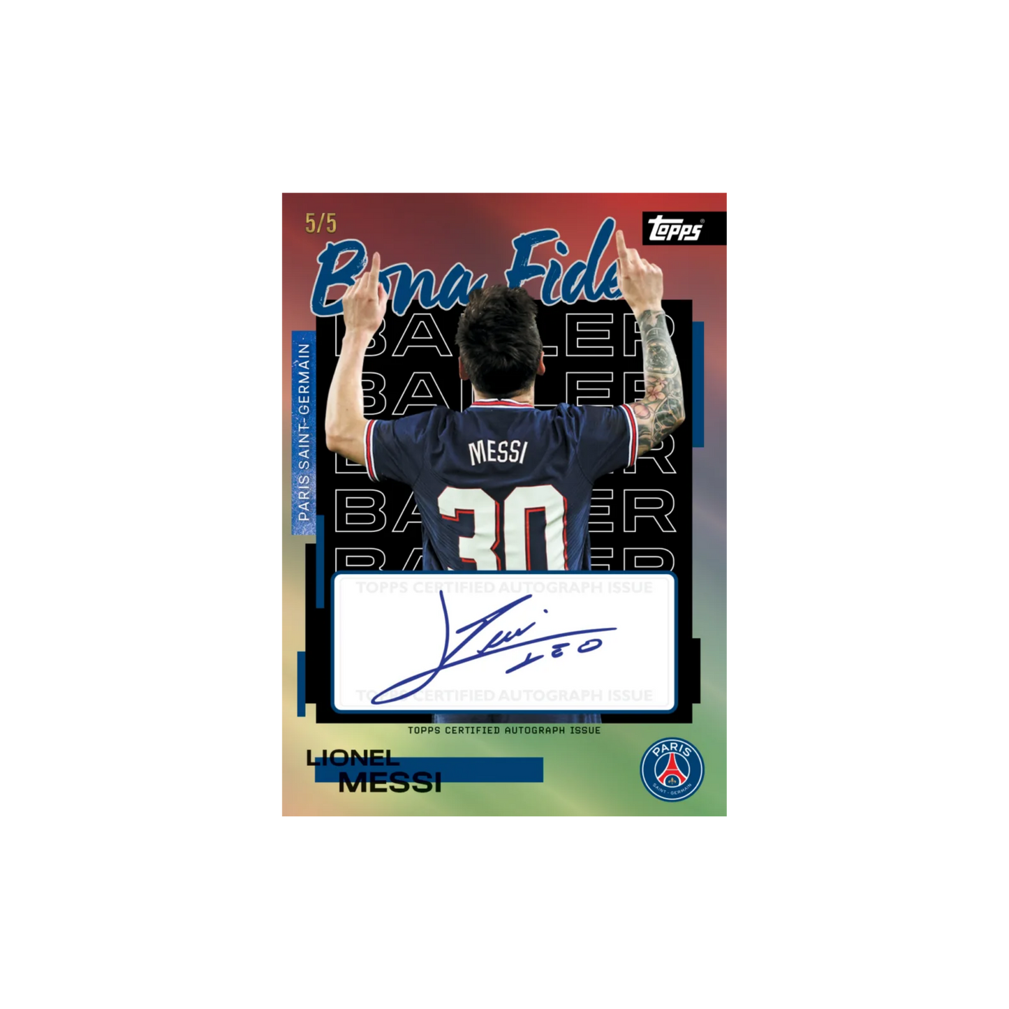 Topps Paris Saint-Germain 2025/26 Team Set