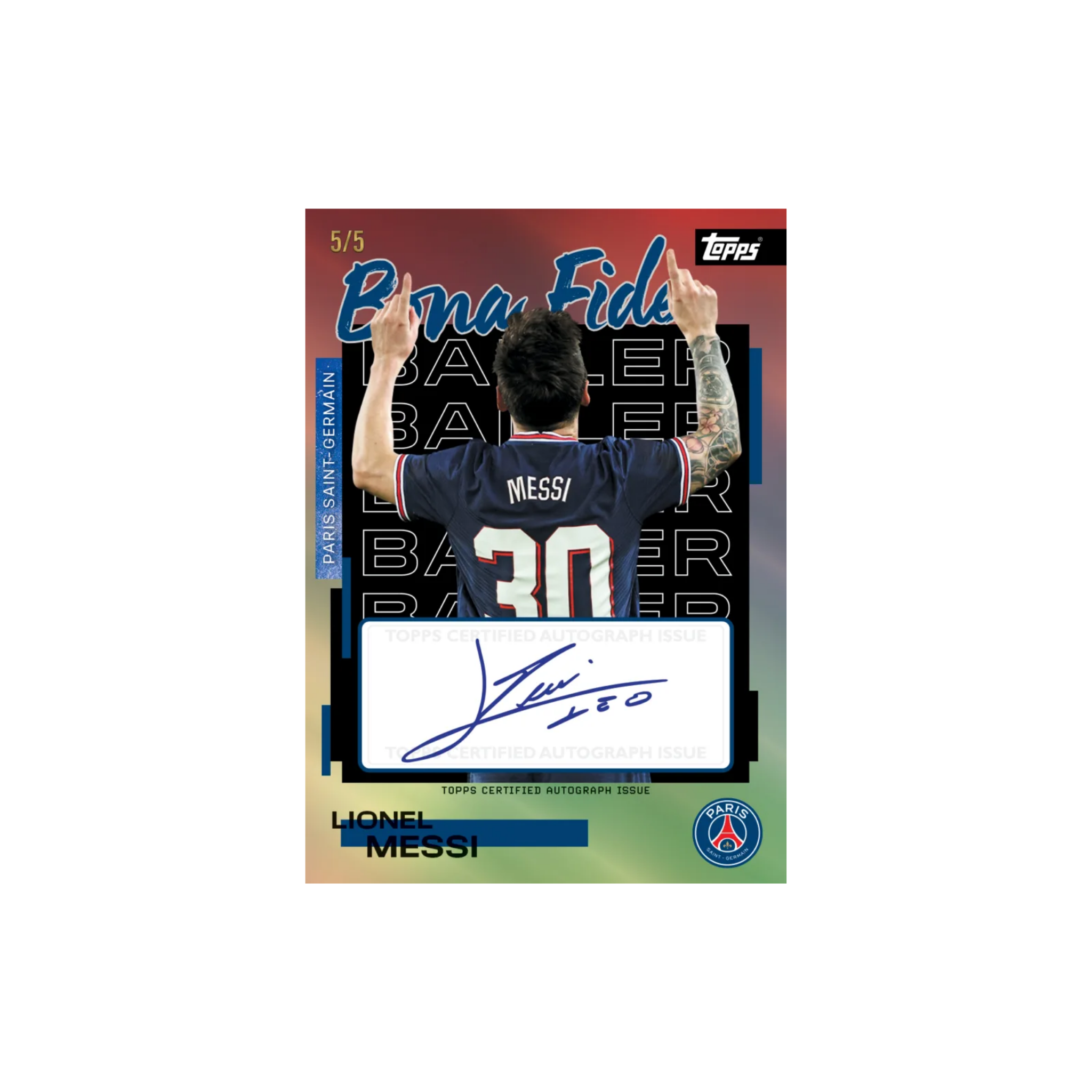 Topps Paris Saint-Germain 2025/26 Team Set