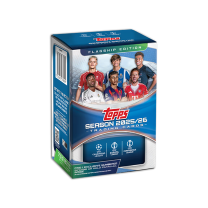Topps UEFA Club Competitions Flagship 25/26 - Blaster Box