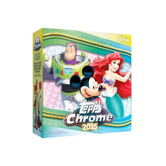 Topps Chrome Disney 2025 Schweiz Mega Box