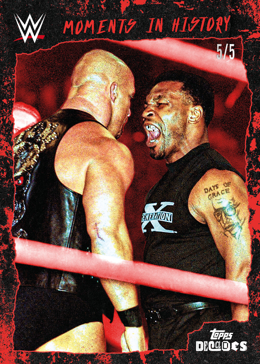 WWE Decades 90's Edition Kartendesign Behind The Curtain