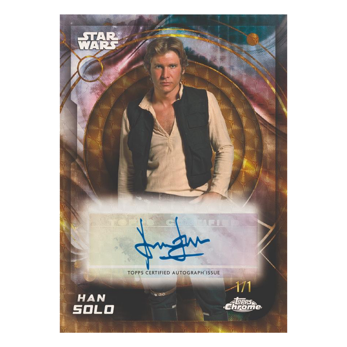 2026 Chrome Star Wars Autographs (1/1) Han Solo