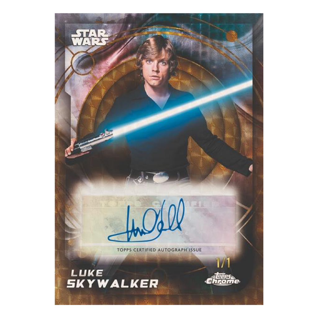 2026 Chrome Star Wars Autographs (1/1) Luke Skywalker