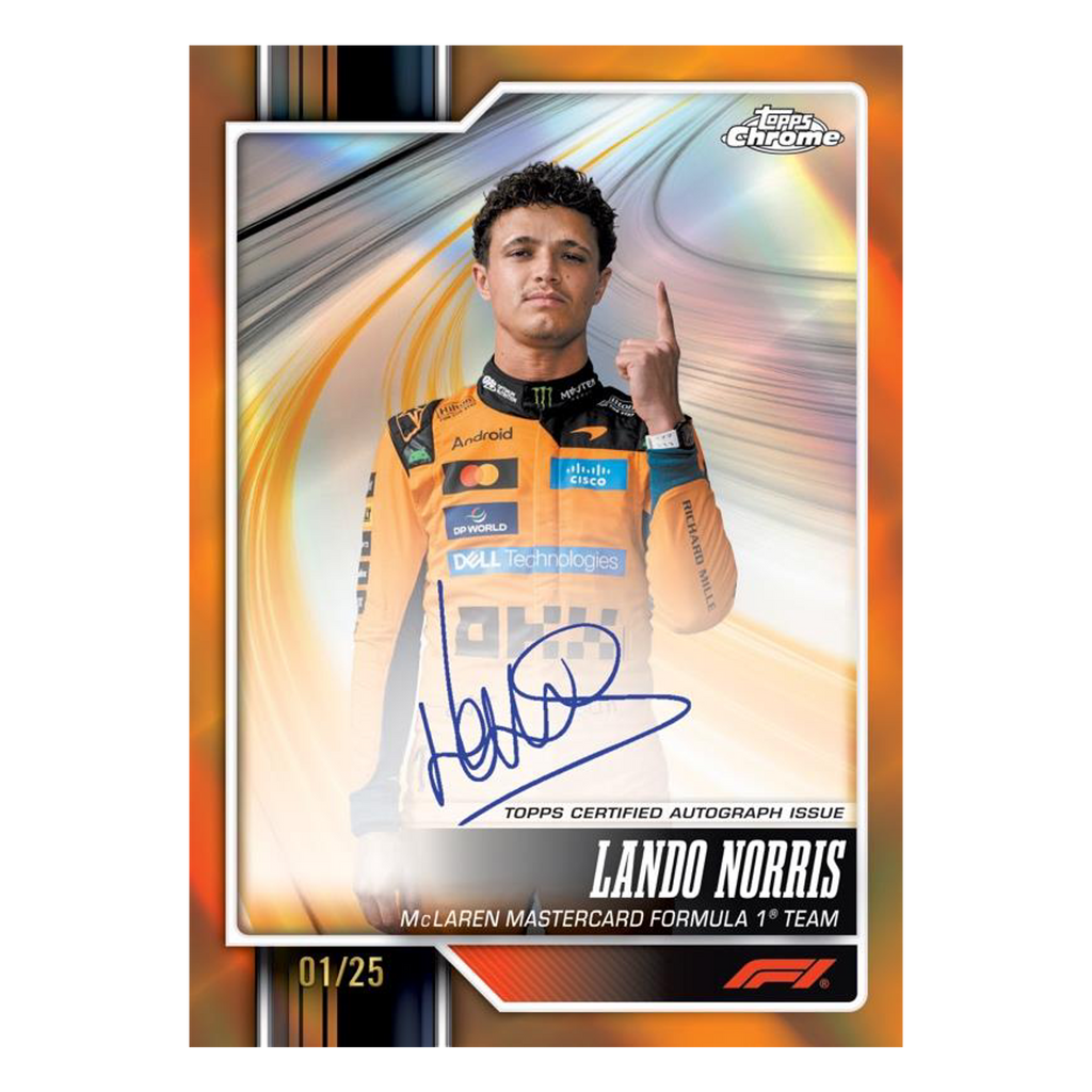 2026 Chrome Autographs Lando Norris