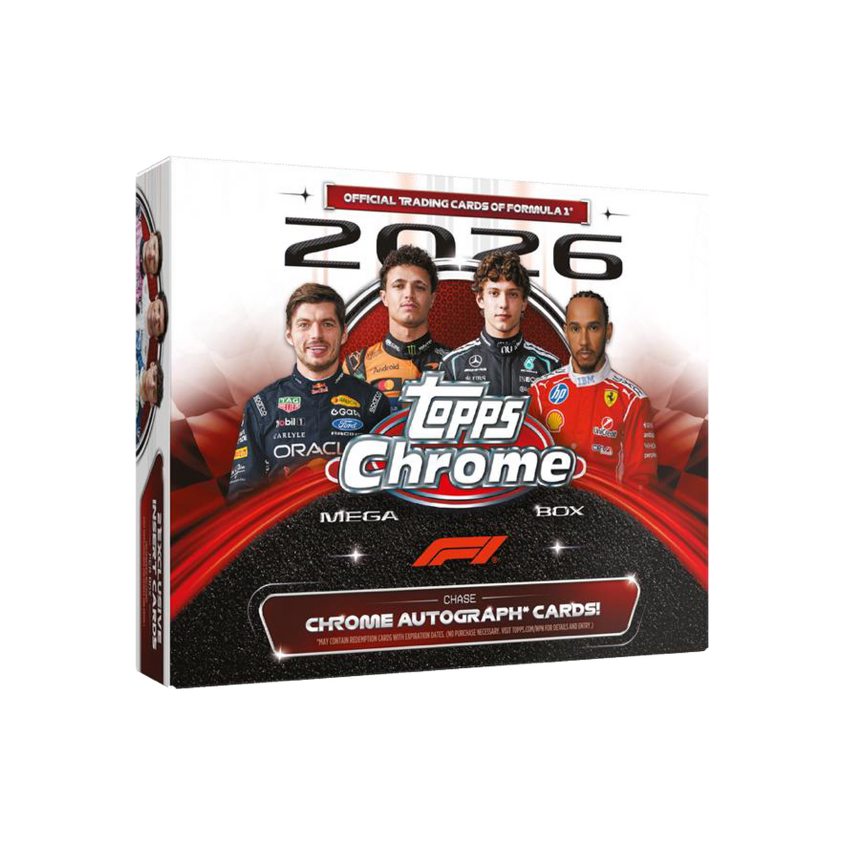 Topps Formula 1 Chrome Motorsport 2026 - Mega Box