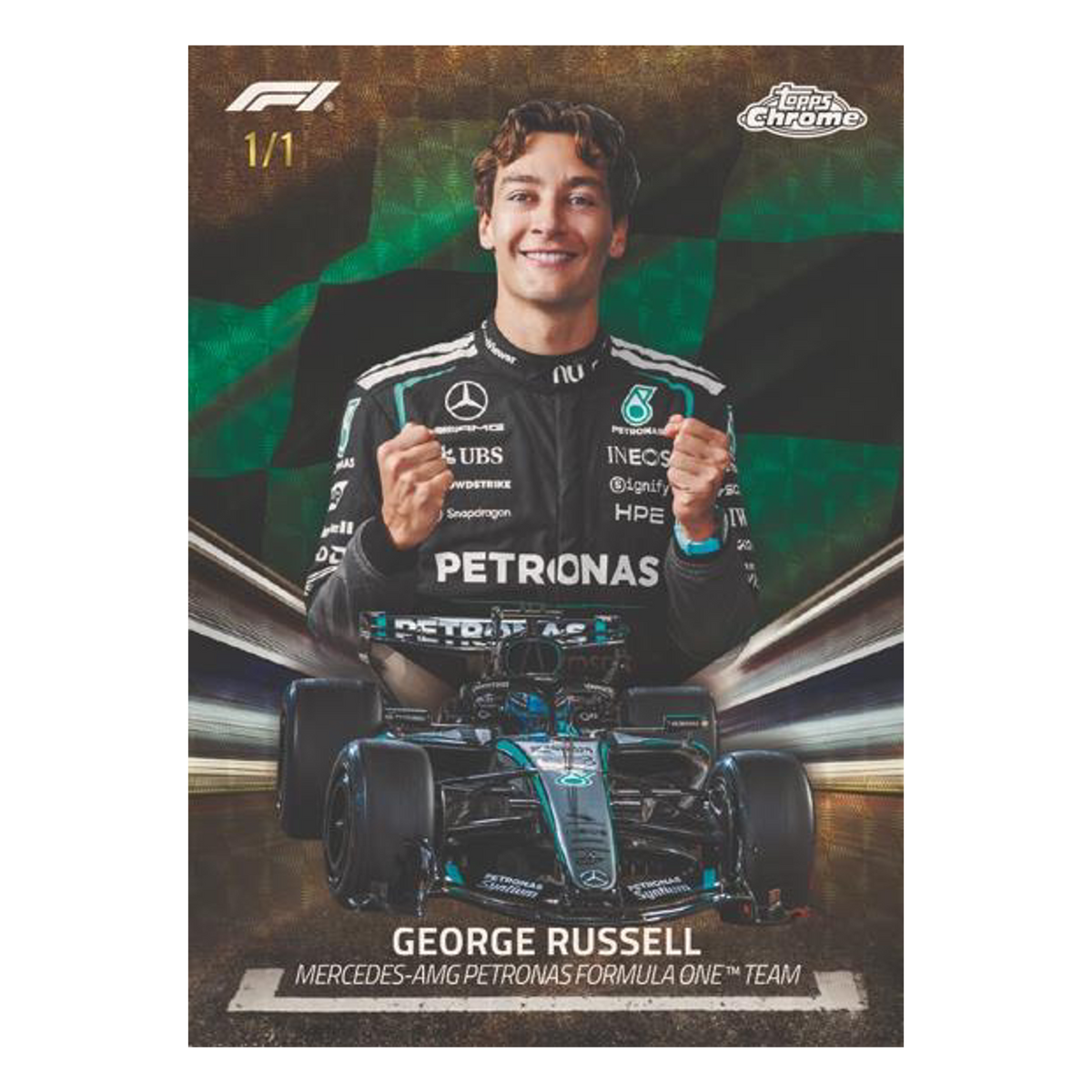2026 Chrome Base 1/1 George Russell