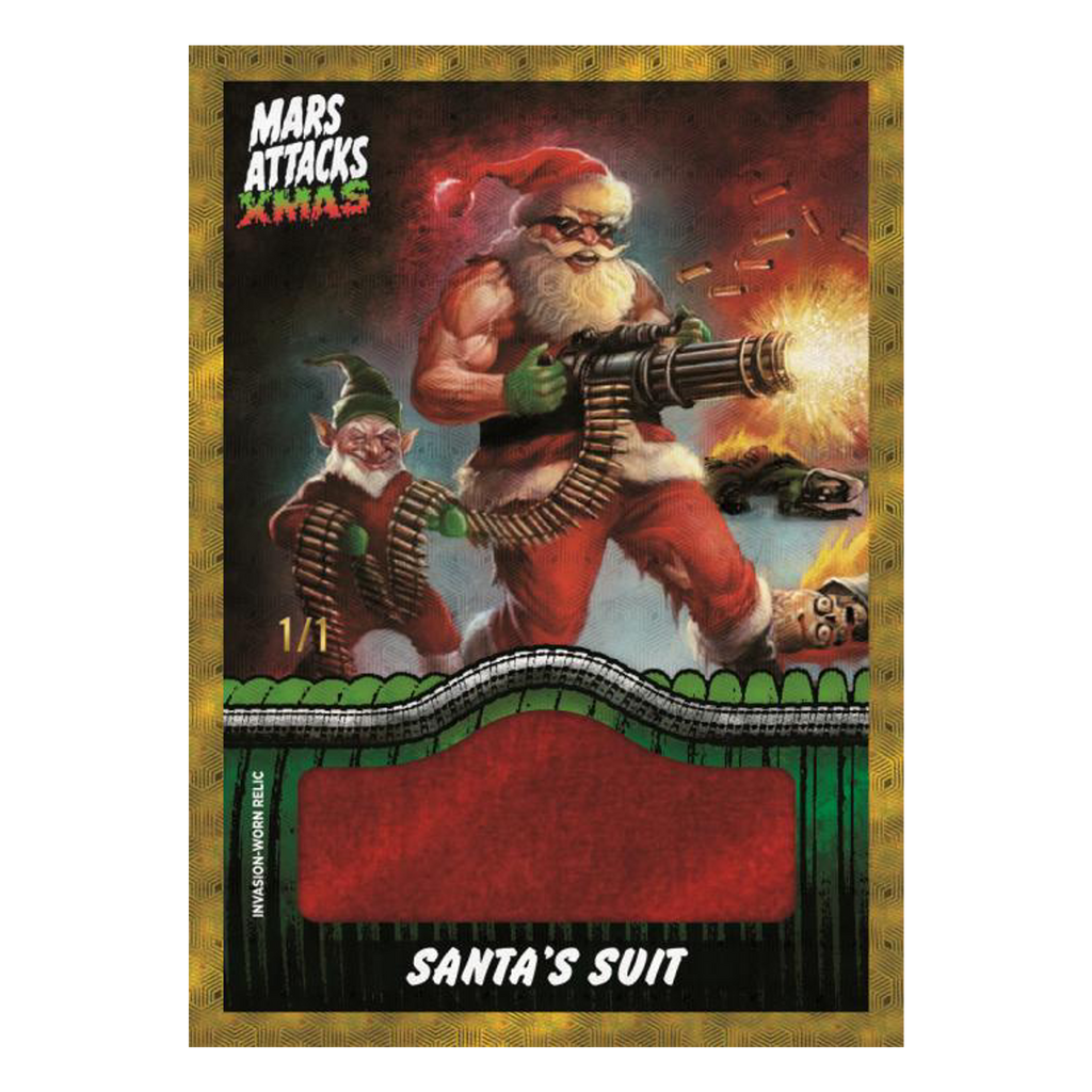 2026 Mars Attacks Xmas Invasion Worn Relics Santa's Suit