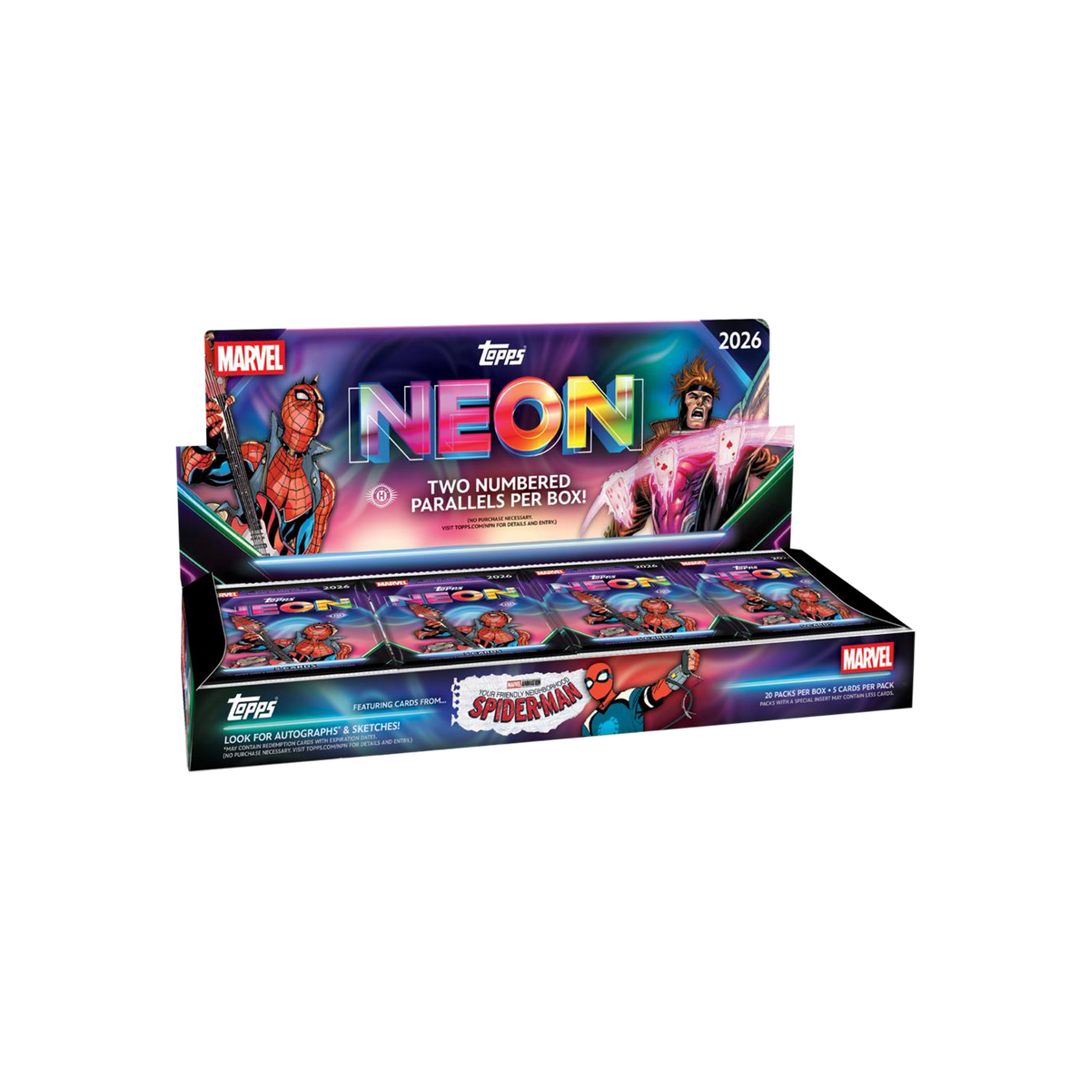 Topps Marvel Neon 2026 - Hobby Box