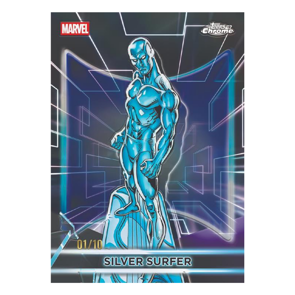 2026 Marvel Neon Base - Chrome Etch Variation Silver Surfer