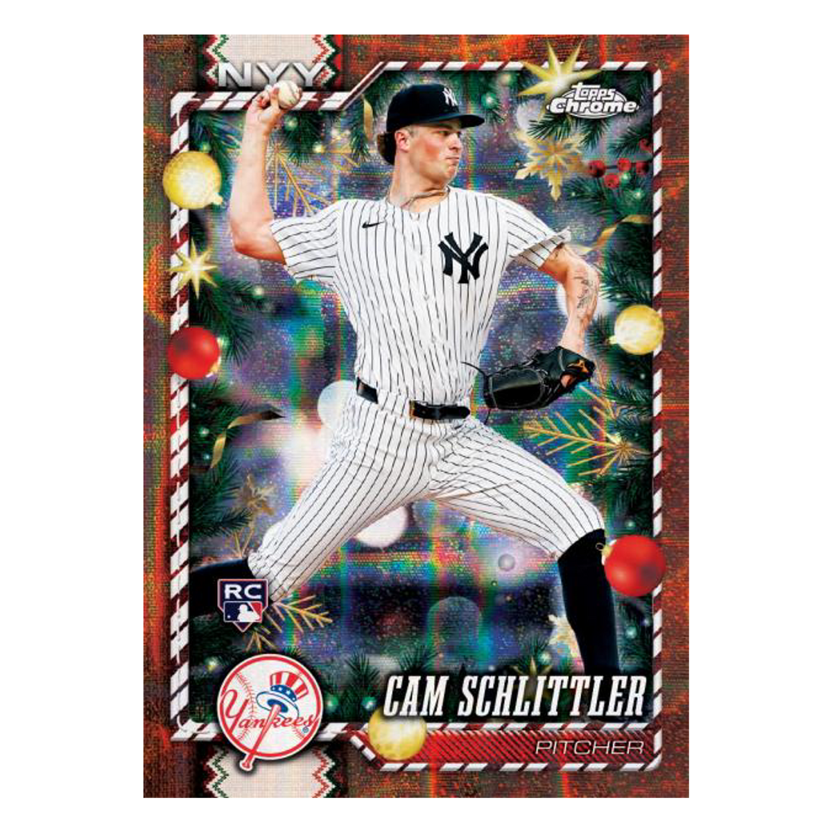 2026 Holiday Base Chrome Variation Cam Schlittler
