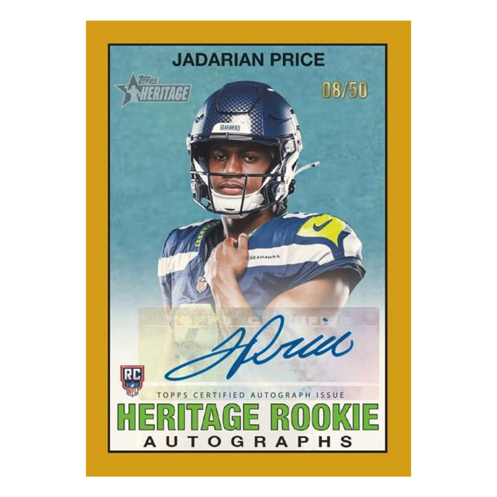 2026 Heritage Rookie Autographs Jadarian Price