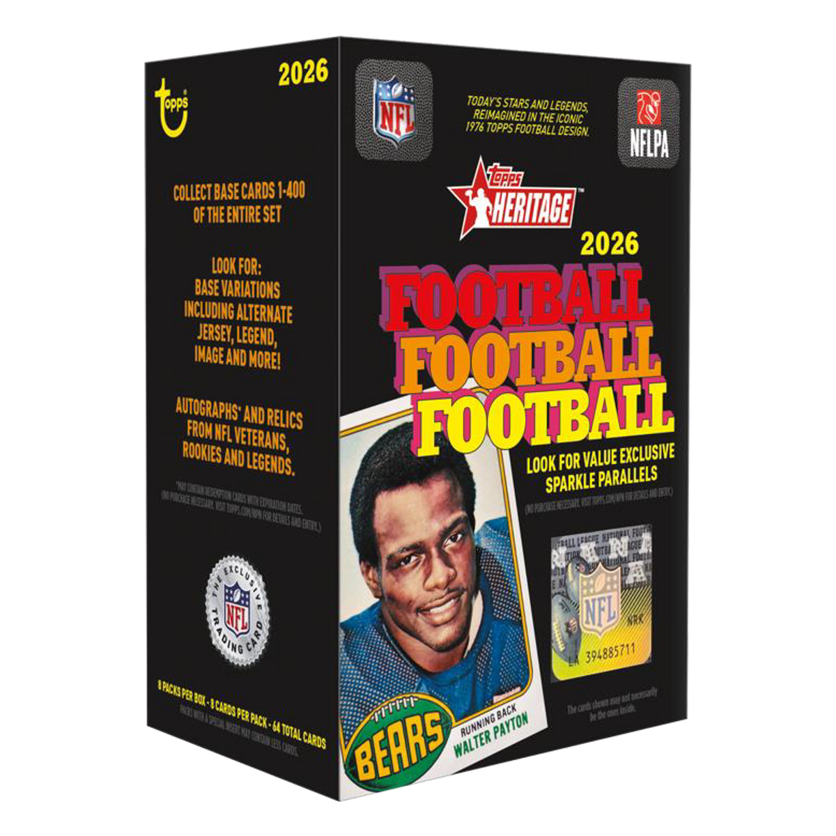 Topps NFL Heritage Football 2026 - Value Box
