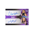 2026 Stadium Club WWE Dual Autographs Charlotte Flair / Alexa Bliss